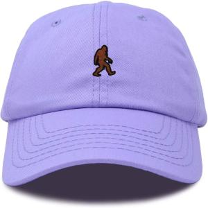 imageDALIX Sasquatch Embroidered Cap Cotton Baseball Summer Cool Dad Hat MensLavender