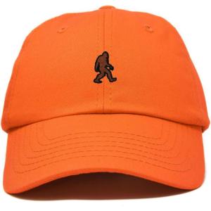 imageDALIX Sasquatch Embroidered Cap Cotton Baseball Summer Cool Dad Hat MensOrange