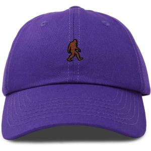 imageDALIX Sasquatch Embroidered Cap Cotton Baseball Summer Cool Dad Hat MensPurple