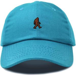 imageDALIX Sasquatch Embroidered Cap Cotton Baseball Summer Cool Dad Hat MensTeal
