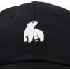 imageDALIX Polar Bear Embroidery Dad Hat Baseball Cap Mens WomensBlack