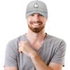 imageDALIX Polar Bear Embroidery Dad Hat Baseball Cap Mens WomensGray