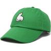 imageDALIX Polar Bear Embroidery Dad Hat Baseball Cap Mens WomensKelly Green