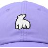 imageDALIX Polar Bear Embroidery Dad Hat Baseball Cap Mens WomensLavender