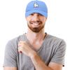 imageDALIX Polar Bear Embroidery Dad Hat Baseball Cap Mens WomensLight Blue