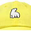 imageDALIX Polar Bear Embroidery Dad Hat Baseball Cap Mens WomensMinion Yellow