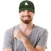 imageDALIX Polar Bear Embroidery Dad Hat Baseball Cap Mens WomensOlive