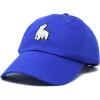 imageDALIX Polar Bear Embroidery Dad Hat Baseball Cap Mens WomensRoyal Blue
