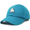 imageDALIX Polar Bear Embroidery Dad Hat Baseball Cap Mens WomensTeal