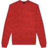 imageDALIX Pixel Heart Embroidered Fleece Crewneck Long Sleeve Sweatshirt MensHeather Red