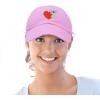 imageCute Koala with Heart Hat Womens Embroidered Baseball CapLight Pink
