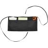 imageDALIX Waist Aprons Commercial Restaurant Home Bib Spun Poly Cotton Kitchen 3 Pockets in Dark Green 2 PackBlack