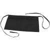 imageDALIX Waist Aprons Commercial Restaurant Home Bib Spun Poly Cotton Kitchen 3 Pockets in Dark Green 2 PackBlack