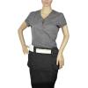 imageDALIX Waist Aprons Commercial Restaurant Home Bib Spun Poly Cotton Kitchen 3 Pockets in Dark Green 2 PackBlack