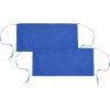 imageDALIX Waist Aprons Commercial Restaurant Home Bib Spun Poly Cotton Kitchen 3 Pockets in Dark Green 2 PackRoyal Blue