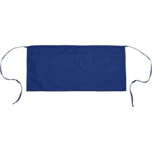 imageDALIX Waist Aprons Commercial Restaurant Home Bib Spun Poly Cotton Kitchen 3 Pockets in Dark Green 2 PackNavy Blue