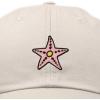 imageDALIX Starfish Cotton Dad Cap Embroidered Baseball HatBeige