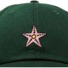 imageDALIX Starfish Cotton Dad Cap Embroidered Baseball HatDark Green