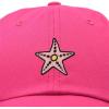 imageDALIX Starfish Cotton Dad Cap Embroidered Baseball HatHot Pink