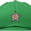 imageDALIX Starfish Cotton Dad Cap Embroidered Baseball HatKelly Green