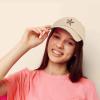 imageDALIX Starfish Cotton Dad Cap Embroidered Baseball HatKhaki