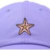 imageDALIX Starfish Cotton Dad Cap Embroidered Baseball HatLavender