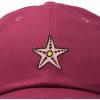 imageDALIX Starfish Cotton Dad Cap Embroidered Baseball HatMaroon
