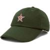 imageDALIX Starfish Cotton Dad Cap Embroidered Baseball HatOlive