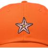 imageDALIX Starfish Cotton Dad Cap Embroidered Baseball HatOrange