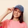 imageDALIX Starfish Cotton Dad Cap Embroidered Baseball HatWashed Navy Blue
