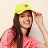 imageDALIX Starfish Cotton Dad Cap Embroidered Baseball HatYellow
