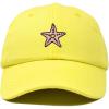 imageDALIX Starfish Cotton Dad Cap Embroidered Baseball HatYellow