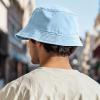 imageDALIX Lil Alien Embroidered Cotton Bucket Hat Cap Outdoor Space Summer MensForever Blue
