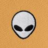 imageDALIX Lil Alien Embroidered Cotton Bucket Hat Cap Outdoor Space Summer MensGolden Cream