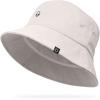 imageDALIX Lil Alien Embroidered Cotton Bucket Hat Cap Outdoor Space Summer MensParchment White