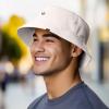 imageDALIX Lil Alien Embroidered Cotton Bucket Hat Cap Outdoor Space Summer MensParchment White
