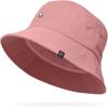 imageDALIX Lil Alien Embroidered Cotton Bucket Hat Cap Outdoor Space Summer MensPeach Melba