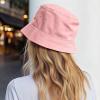 imageDALIX Lil Alien Embroidered Cotton Bucket Hat Cap Outdoor Space Summer MensPeach Melba