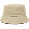 imageDALIX Lil Alien Embroidered Cotton Bucket Hat Cap Outdoor Space Summer MensSesame Beige