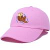 imageDALIX Otter Hat Embroidered Baseball Cap Vintage Cotton Denim Mens WomensLight Pink