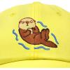 imageDALIX Otter Hat Embroidered Baseball Cap Vintage Cotton Denim Mens WomensMinion Yellow