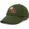 imageDALIX Otter Hat Embroidered Baseball Cap Vintage Cotton Denim Mens WomensOlive