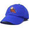 imageDALIX Otter Hat Embroidered Baseball Cap Vintage Cotton Denim Mens WomensRoyal Blue