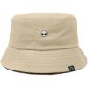 imageDALIX Lil Alien Embroidered Cotton Bucket Hat Cap Outdoor Space Summer MensSesame Beige