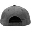 imageDALIX Captain Snapback Flat Bill Baseball Hat Embroidered Cap MensBlack Dark Gray