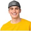 imageDALIX Captain Snapback Flat Bill Baseball Hat Embroidered Cap MensDark Gray