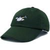 imageDALIX Helicopter Embroidered Dad Cap Cotton Baseball Hat MensDark Green
