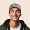 imageDALIX Helicopter Embroidered Dad Cap Cotton Baseball Hat MensGray