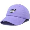 imageDALIX Helicopter Embroidered Dad Cap Cotton Baseball Hat MensLavender