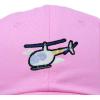 imageDALIX Helicopter Embroidered Dad Cap Cotton Baseball Hat MensLight Pink